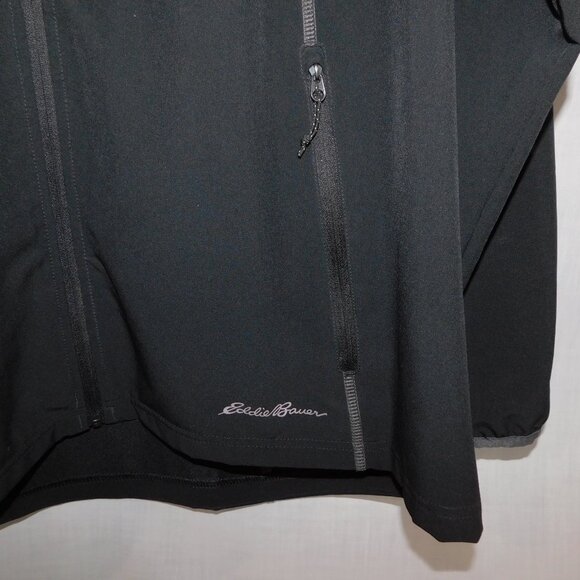Eddie Bauer Womens 2XL Black Light soft Shell water resistant wind jacket - Picture 8 of 14